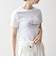 【SHIPS any別注】PETIT BATEAU: ロゴ プリント コンパクト TEE 26SS