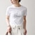 【SHIPS any別注】PETIT BATEAU: ロゴ プリント コンパクト TEE 26SS