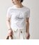【SHIPS any別注】PETIT BATEAU: ロゴ プリント コンパクト TEE 26SS
