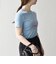 【SHIPS any別注】PETIT BATEAU: ロゴ プリント コンパクト TEE 26SS