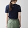【SHIPS any別注】PETIT BATEAU: ロゴ プリント コンパクト TEE 26SS