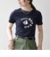 【SHIPS any別注】PETIT BATEAU: ロゴ プリント コンパクト TEE 26SS