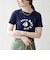 【SHIPS any別注】PETIT BATEAU: ロゴ プリント コンパクト TEE 26SS