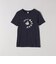 【SHIPS any別注】PETIT BATEAU: ロゴ プリント コンパクト TEE 26SS