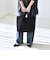 quaranciel: ポーチ付き メッシュ 編み込み トート バッグ