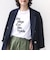 メルティ コットン プリント ロゴ ショート スリーブ Tシャツ