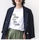 メルティ コットン プリント ロゴ ショート スリーブ Tシャツ