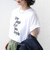メルティ コットン プリント ロゴ ショート スリーブ Tシャツ