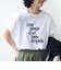 メルティ コットン プリント ロゴ ショート スリーブ Tシャツ