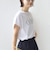 メルティ コットン プリント ロゴ ショート スリーブ Tシャツ