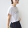 メルティ コットン プリント ロゴ ショート スリーブ Tシャツ