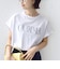 メルティ コットン プリント ロゴ ショート スリーブ Tシャツ