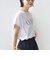 メルティ コットン プリント ロゴ ショート スリーブ Tシャツ