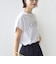メルティ コットン プリント ロゴ ショート スリーブ Tシャツ