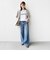 メルティ コットン プリント ロゴ ショート スリーブ Tシャツ
