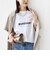 メルティ コットン プリント ロゴ ショート スリーブ Tシャツ