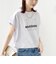 メルティ コットン プリント ロゴ ショート スリーブ Tシャツ