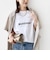 メルティ コットン プリント ロゴ ショート スリーブ Tシャツ