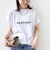 メルティ コットン プリント ロゴ ショート スリーブ Tシャツ