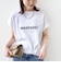 メルティ コットン プリント ロゴ ショート スリーブ Tシャツ