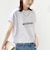メルティ コットン プリント ロゴ ショート スリーブ Tシャツ