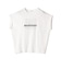 メルティ コットン プリント ロゴ ショート スリーブ Tシャツ