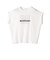 メルティ コットン プリント ロゴ ショート スリーブ Tシャツ