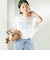 メルティ コットン プリント ロゴ ショート スリーブ Tシャツ