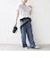 メルティ コットン プリント ロゴ ショート スリーブ Tシャツ