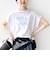 メルティ コットン プリント ロゴ ショート スリーブ Tシャツ