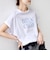 メルティ コットン プリント ロゴ ショート スリーブ Tシャツ