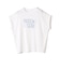 メルティ コットン プリント ロゴ ショート スリーブ Tシャツ