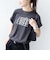 メルティ コットン プリント ロゴ ショート スリーブ Tシャツ