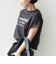 メルティ コットン プリント ロゴ ショート スリーブ Tシャツ