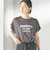 メルティ コットン プリント ロゴ ショート スリーブ Tシャツ
