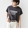メルティ コットン プリント ロゴ ショート スリーブ Tシャツ