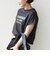メルティ コットン プリント ロゴ ショート スリーブ Tシャツ