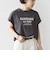 メルティ コットン プリント ロゴ ショート スリーブ Tシャツ