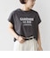 メルティ コットン プリント ロゴ ショート スリーブ Tシャツ