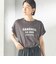 メルティ コットン プリント ロゴ ショート スリーブ Tシャツ