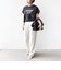 メルティ コットン プリント ロゴ ショート スリーブ Tシャツ