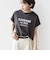 メルティ コットン プリント ロゴ ショート スリーブ Tシャツ