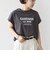 メルティ コットン プリント ロゴ ショート スリーブ Tシャツ