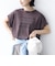 メルティ コットン プリント ロゴ ショート スリーブ Tシャツ