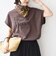 メルティ コットン プリント ロゴ ショート スリーブ Tシャツ