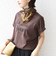 メルティ コットン プリント ロゴ ショート スリーブ Tシャツ