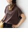 メルティ コットン プリント ロゴ ショート スリーブ Tシャツ