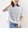 【WEB限定】バック タック ショート スリーブ ロゴ プリント TEE