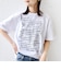 【WEB限定】バック タック ショート スリーブ ロゴ プリント TEE