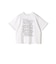 【WEB限定】バック タック ショート スリーブ ロゴ プリント TEE